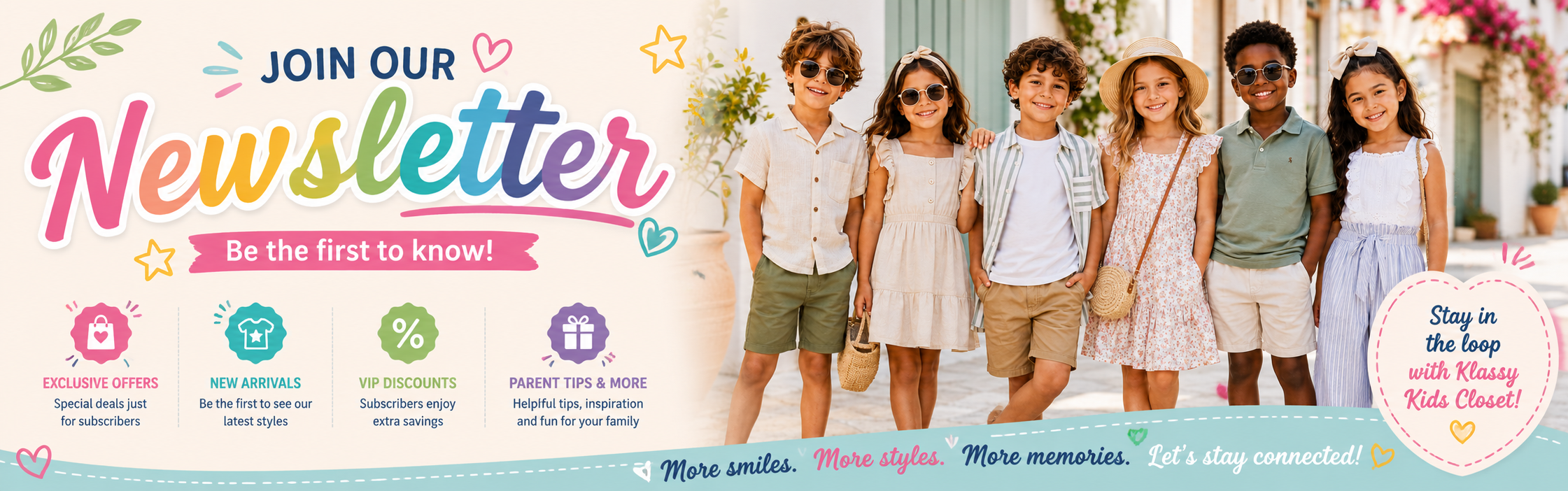 Banner Join our newsletter for fun!